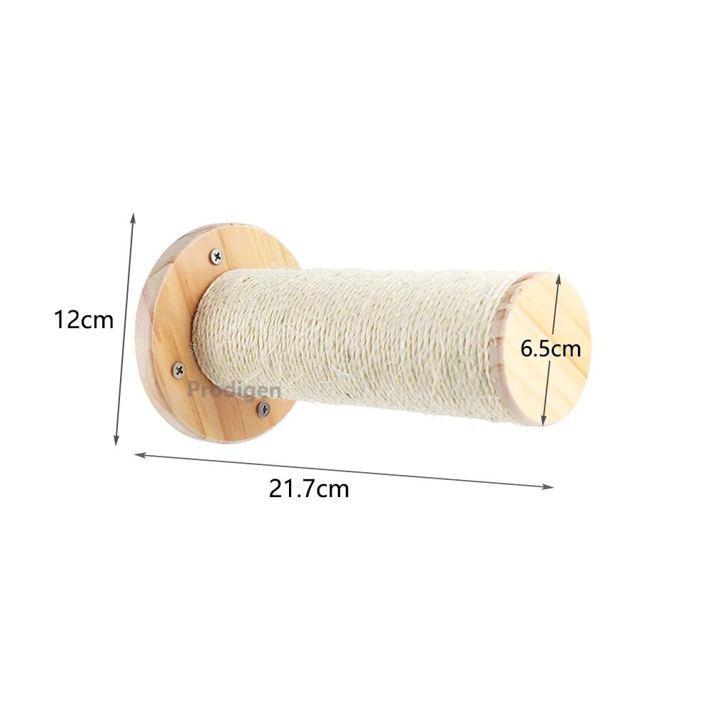 Rede de madeira montada na parede para gato, prateleira de escalada, poleiro, escada sisal, arranhador, camas, poleiros estáveis, móveis para gatinho - Image 1