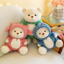 Urso de pelúcia kawaii, animais de pelúcia, urso de pelúcia, roupa macia, boneca, aniversário, presentes de natal para menino e menina - Image 1
