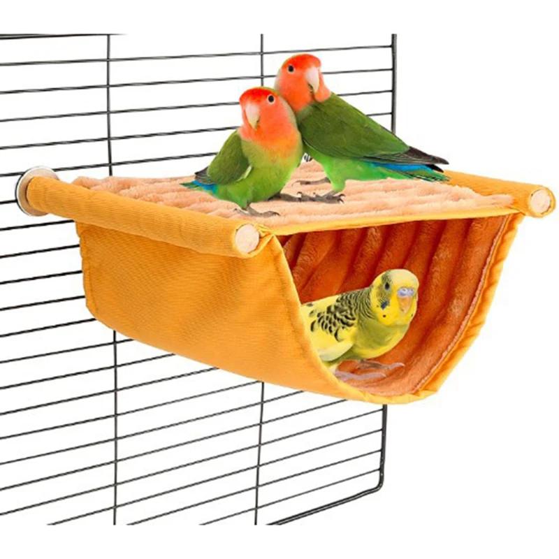 Hammock lavável removível para animal de estimação, cama quente do ninho, papagaio casa, rede para hamster, gaiola do pombinho, poleiro para pássaro - Image 1