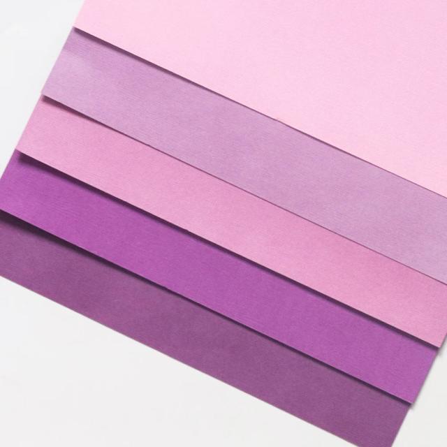 Caminho Criativo: Papel Tingido Texturizado 230gsm A4 em 5 Cores Sortidas para Scrapbooking e Cardmaking