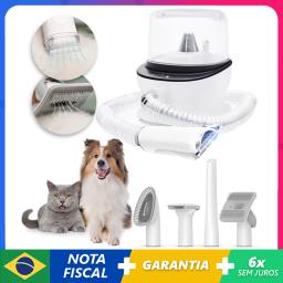 5 em 1 Kit de aspiração para cuidados com animais de estimação e cuidados com cães com capacidade de 2L, escova de cachorro maior para pêlos de animais de estimação para aspirador de pêlos de animais de estimação - Image 1