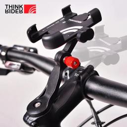 ThinkRider-MTB Phone Mount Stand, suporte de bicicleta, 270 ° rotativo, alumínio, ajustável, suporte do telefone da bicicleta, RXC-C33 - Image 4