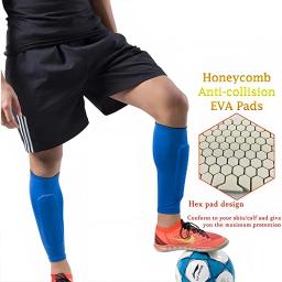 Honeycomb Futebol Caneleiras, Escudos de Futebol, Legging Esportivo, Mangas Pernas, Equipamento de Proteção, Protetor de Haste, 1 Pc - Image 4