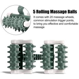 Rolo de massagem muscular, aumento de fáscia e rolo anticelulite, ferramenta de liberação miofascial para jateamento de gordura para costas, pescoço, cintura, pernas - Image 3