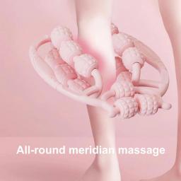 Rolo muscular de massagem com ponto de gatilho, bastão para pernas, braços, cotovelo de tênis, rolo de celulite de 15 rodas para alívio de tecidos profundos - Image 3