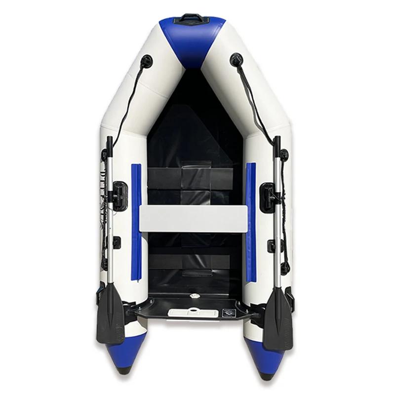 Barco de assalto inflável PVC para 3 pessoas, 3 pessoas, 2.3m, 0.9mm, Speed Kayak Canoe, acessórios para pesca, esporte aquático ao ar livre - Image 1