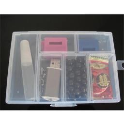 Caixas De Jóias De Plástico, Organizador De Artesanato Ajustável, Armazenamento De Contas, Pulseira, Caixas De Jóias, Embalagem, Atacado - Image 5