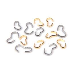50 peças de aço inoxidável 8 3 formatos fechos conectores para fazer jóias diy colar pulseira ganchos descobertas suprimentos atacado - Image 1