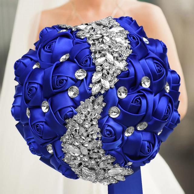 Bouquet de Noiva Artesanal em Borgonha Vermelho - 1 Peça para Casamentos Elegantes