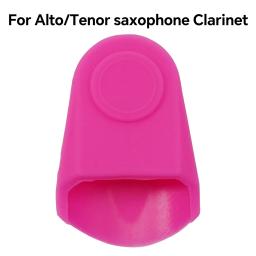 1pc saxofone bocal tampa portátil silicone clarinete bocal peças 4.6x3x1.6cm para alto tenor soprano sax acessórios - Image 6