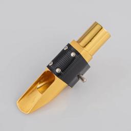 Profissional saxofone metal bocal, banhado a ouro peças, tenor, soprano, Alto, Estados Unidos, DG, acessórios, tamanho, alta qualidade - Image 4