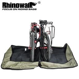 Rhinowalk 16-20 Polegada dobrável bicicleta saco de transporte à prova dwaterproof água mtb bicicleta saco de armazenamento scooter elétrico acessórios ciclismo - Image 1