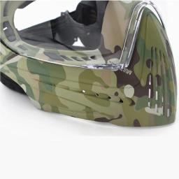 FMA F1 Máscara Facial Completa Com Camada Única Paintball Segurança Máscara Protetora Anti-fog Goggle Máscara Ao Ar Livre Tático Airsoft Equipamento - Image 5