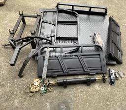 Caixa de carga modificada para Mountain Bike Trailer Traseiro, Armazém de Carga, Acessórios Off-Road Motocicleta, 6-Wheel, Xl - Image 3
