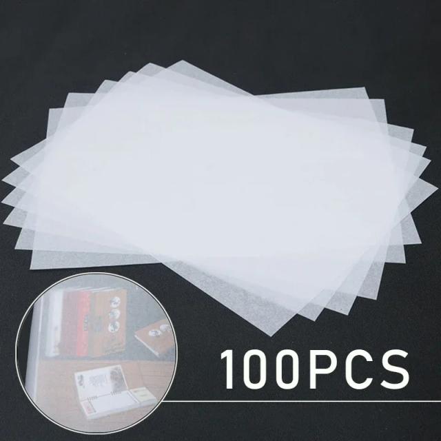 Papel Tracing Translúcido A4 - 100 folhas para Caligrafia, Desenho e Rastreamento DIY