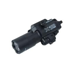 Ponteiro laser de lanterna de alta intensidade dois em um X400U: cabe em trilho de 20 mm, para armas de airsoft de brinquedo, caça, fósforos CS e jogos de guerra - Image 6