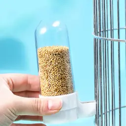 Alimentador automático de bebedouro para pet bird Gaiola de pássaro azul Ferramenta de alimentação de papagaio Tigelas de alimentação automática Bebedores - Image 3
