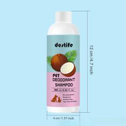 Shampoo Pet Body Wash Condicionador, Casaco de Cachorro, Desodorante Saudável e Suave, Fragrância Duradoura, Produtos para Cuidados com Cães e Gatos, 100ml - Image 5