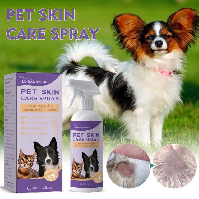 Spray Hipocloroso para Alívio de Coceira e Alergias em Cães e Gatos - Cuidados para Pele e Tratamento de Dermatite e Hot Spot