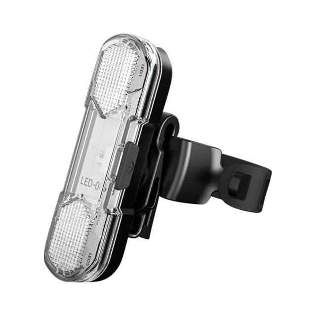 Luz Traseira LED Recarregável USB para Bicicleta com Selim Impermeável e Aviso de Segurança