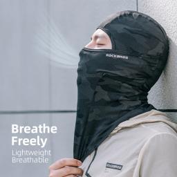 ROCKBROS Primavera Verão Ciclismo Máscara UV Máscara de Proteção Solar Bicicleta Balaclava Chapéu Bicicleta Cachecol Respirável Esporte Máscaras de Motocicleta - Image 5