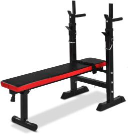 Multi-Function Dobrável Incline Bench Press com Pesos, Força Workout Catches, Levantamento Ajustável, Ginásio Exercício - Image 1