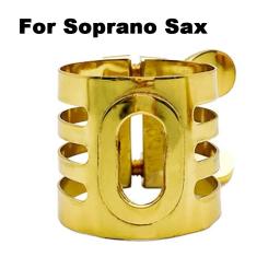 Ligadura de sax de metal premium para soprano alto tenor sax clarinete bocal central tom hassle ajuste - Image 2