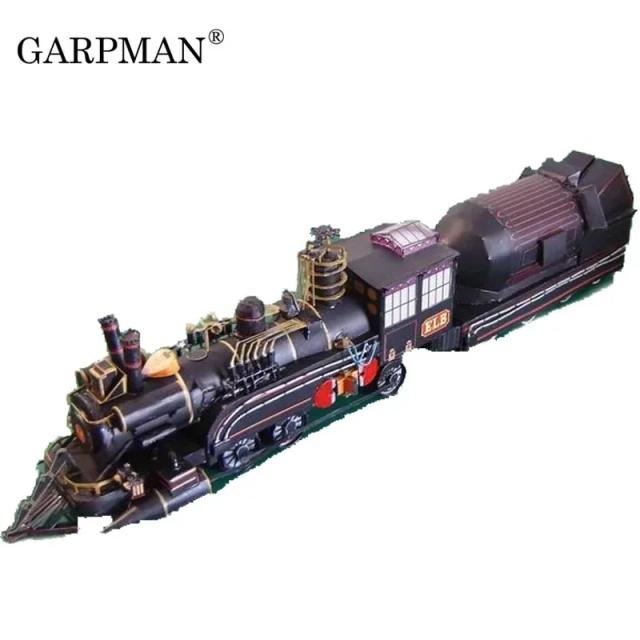 Modelo de Papercraft do Trem do Médico no Filme De Volta para o Futuro: Brinquedo Artesanal para Fãs
