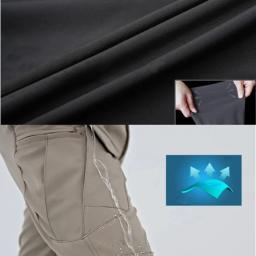 Calças de carga tática masculina, calças elásticas, secagem rápida, esportes de trekking, escalada, caminhadas, camping, pesca, caça, primavera, outono, outono - Image 2