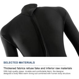 Traje Completo De Neoprene Bodysuit Completo, Acessórios De Natação Quente, Fato Molhado De Surf Com Mergulho, Equipamento De Mergulho Livre, 3mm - Image 5