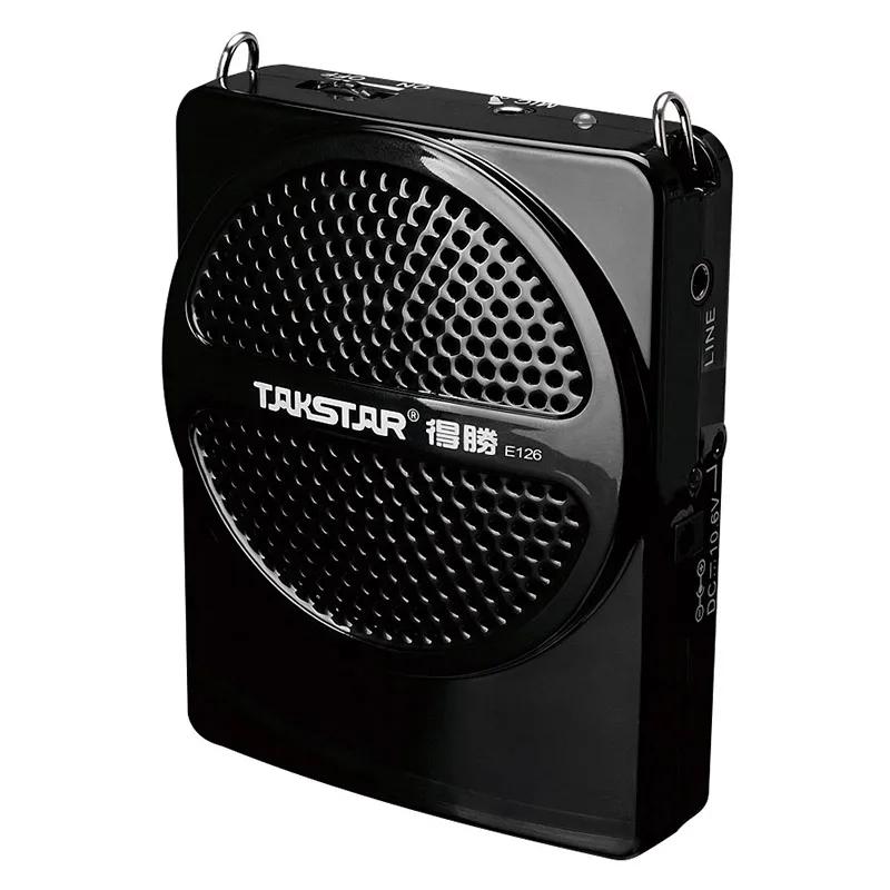 Takstar e126 megafone portátil ultrafino, amplificador de ensino com microfone mini voz, megafone para ensino, reuniões e guia - Image 1