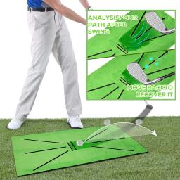 Esteira De Treinamento De Golfe De Detecção Direcional, Pista De Balanço, Prática De Marcação Pad, Traço De Bola De Bater - Image 1