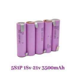 2025new 20a 18650 35e 3500mah 7000mah 3s4s 5S 6S 8S 7.4v 12.6v 14.8v 18v 25.2v 29.6v para baterias de chave de fenda bateria de solda - Image 5