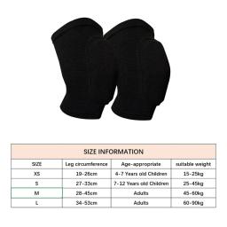 Joelheira Esponja Elástica Engrossar para Hóquei no Gelo, Equipamentos, Protetor Esportivo, Ginásio, Yoga, Treinamento de Joelhos, Suporte Brace, 1 Par - Image 2