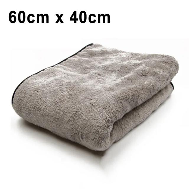 Toalha de Microfibra para Lavagem de Automóveis - Ultra Macia, Sem Fiapos, Ideal para Limpeza e Secagem - 100x40cm