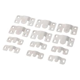 10 pcs/pacote de aço inoxidável gancho fivelas cabide pendurado conectando foto quadro imagem espelho parede pendurar ferragem - Image 2