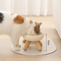Cães pequenos Nordic Bowls Caeramic Levantado Pet Food Alimentadores De Água Gato Beber Comer Tigela com Suporte Pet Acessórios - Image 2