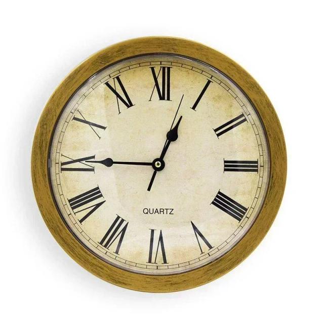 Relógio Retro de Cobre com Caixa de Armazenamento Oculta e Protetor de Joias para Decoração do Lar 1pc