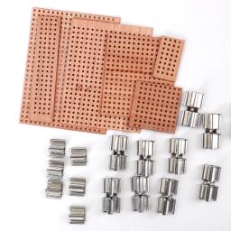 Pavios De Vela De Madeira Natural Com Bases De Metal, Vela Artesanal DIY Fazendo Suprimentos, Parffin De Cera De Soja, Pavios Sem Fumaça, 2-10cm - Image 2