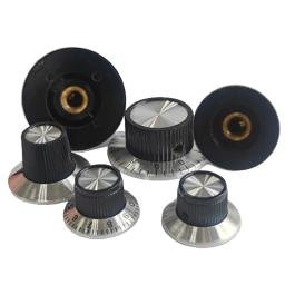 Botão de Pedal de Efeito Cromado para Guitarra, Amplificador AMP, Acessórios DIY, Indicação de Seta, Acessórios Vintage, 6mm, 1Pc - Image 3