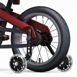 Roda Auxiliar de Bicicleta Infantil, Flash de Treinamento Ajustável, Rodas Mudas, Estabilizador de Bicicleta, Compatível para 12-20 Polegada Bicicletas, 2Pcs - Image 6