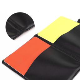 25UC Redness Yellow Referee Penalty Cards Cartão futebol Cartão árbitro jogo futebol - Image 3