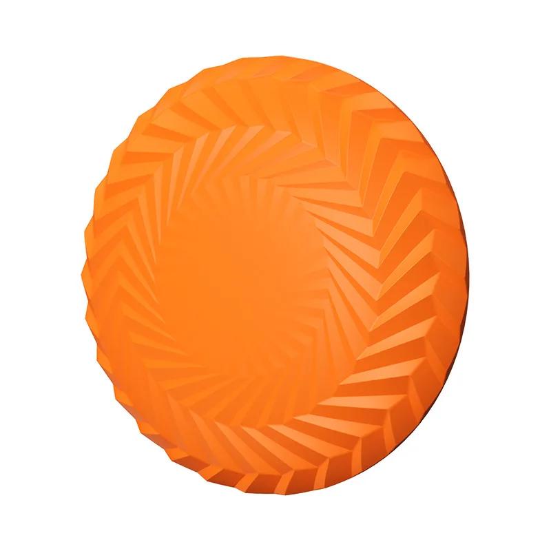 Pet Interactive Training Frisbee, Brinquedo flutuante do cão, Resistente à água e mordida resistente, Soft Frisbee TPR - Image 1