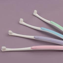 Escova de dentes macia para cães, Escova de limpeza dos dentes do cão, Limpeza oral, Punho confortável - Image 2