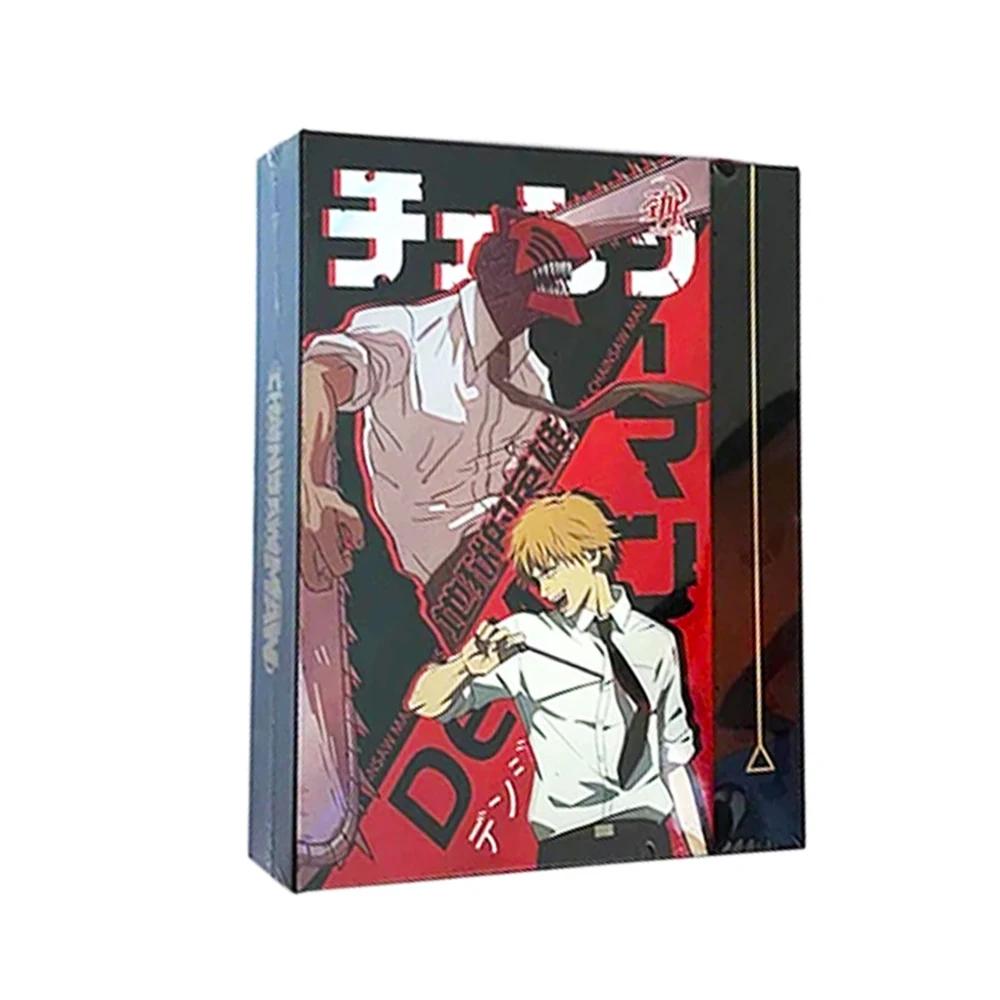 Chainsaw Man Coleção Cartões para Crianças, Quadrinhos Retro, Maiô Quente, Sombra, Presente De Aniversário, Cartão De Jogo, Brinquedo De Mesa, Presentes De Natal, Atacado - Image 1
