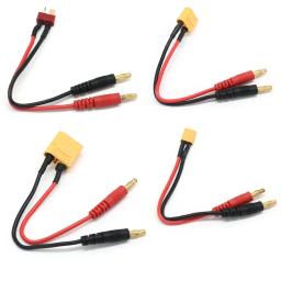 20cm xt30 xt60 xt90 t tomada carga levar a 4.0mm banana plugues carga cabo fio de silicone 14awg para lipo bateria - Image 1