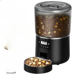 Alimentador automático para animais com tigela de aço inoxidável Smart Food Kibble Dispenser Temporizador para cães e gatos Acessórios para animais de estimação - Image 1