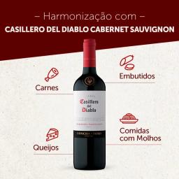 Vinho Chileno Casillero Del Diablo Cabernet Sauvignon-750ML - Image 2