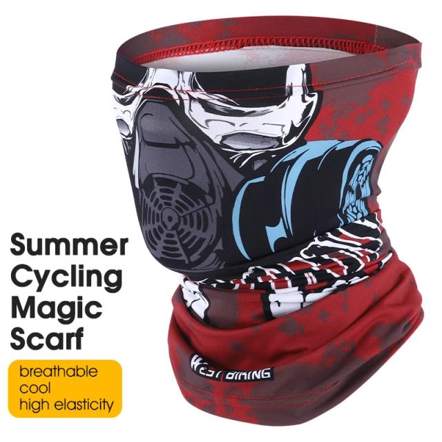 Máscara de protetor solar unissex com estilo punk para rosto e pescoço, ideal para verão, proteção UV e atividades ao ar livre, bandana de ciclismo e lenço multifuncional.