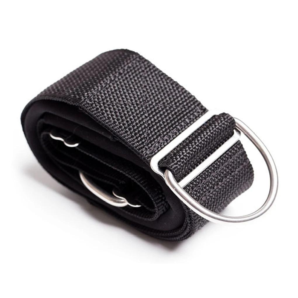 Ajustável Scuba Dive Crotch Correias, Arnês De Mergulho, Snorkeling Snorkeling Snorkeling Webbing, Arnês Preto, 2" - Image 1